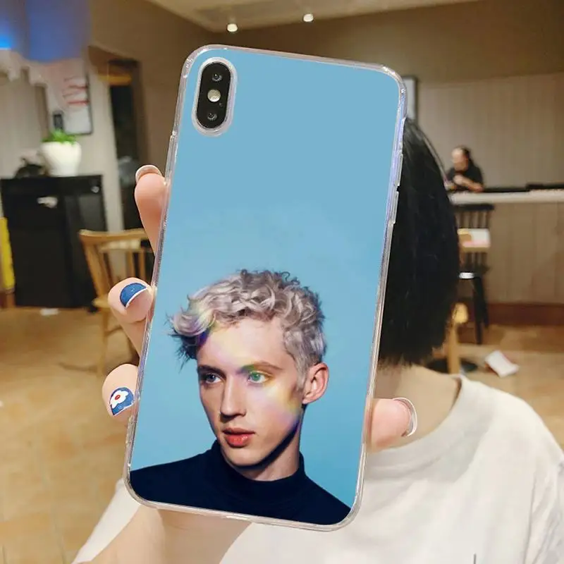 

Troye Sivan singer Phone Case Transparent for iPhone 6 7 8 11 12 s mini pro X XS XR MAX Plus