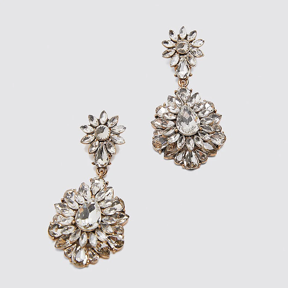 JJFOUCS разноцветные модные цветочные серьги 2019 новый дизайн Богемия ручной работы