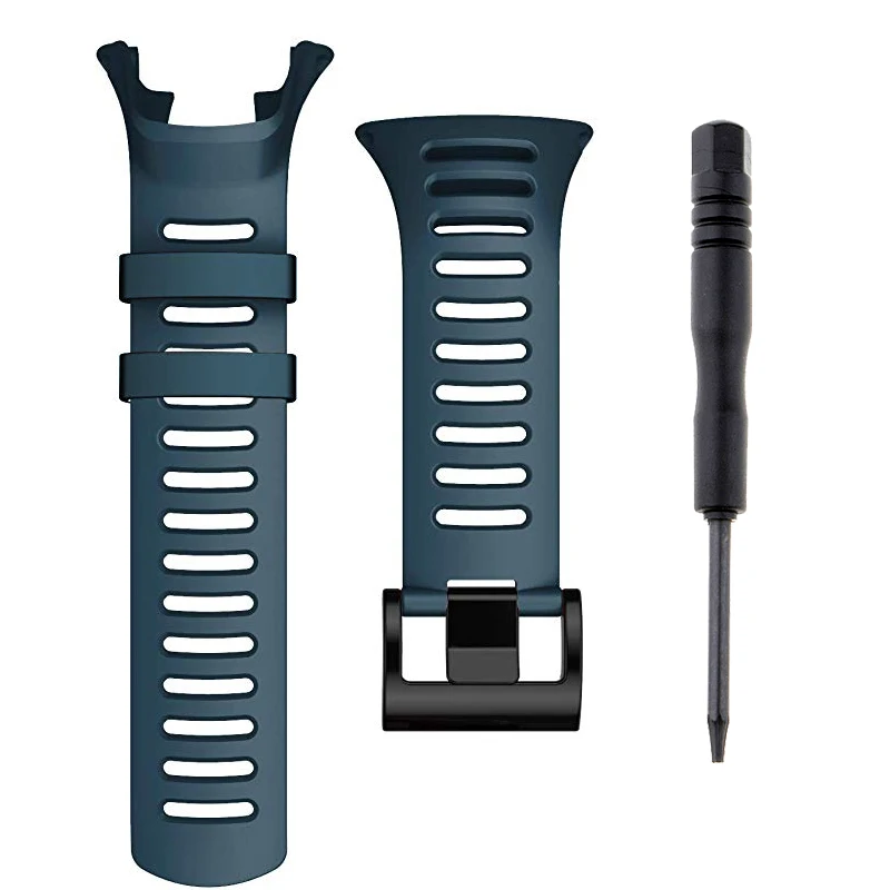 Ремешок для часов из эластичной резины часы Сменные Ремешки наручных ремешок Suunto