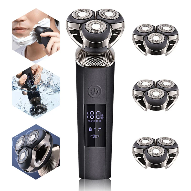 

Xiaomi Мужская бритва Электробритва для мужчин Машинка для бритья бороды Бритва Триммер для мужчин 8 Вт высокой мощности можно мыть от xiaomi youpin