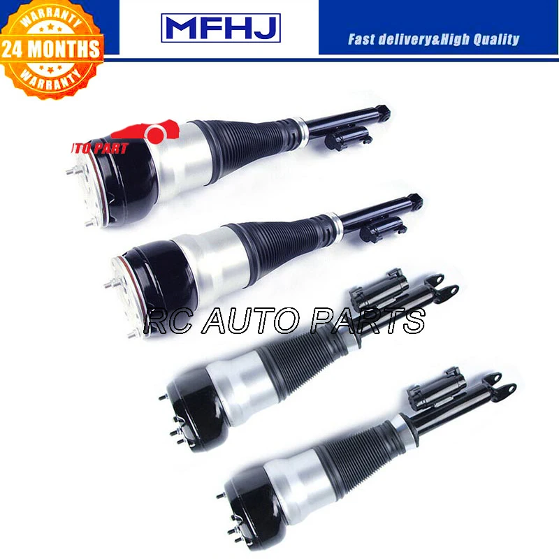 

4PCS Front Rear 2Matic Air Suspension Spring Strut For Benz S-Class W222 S350 S400 S500 2223204713 2223204813 2223207313