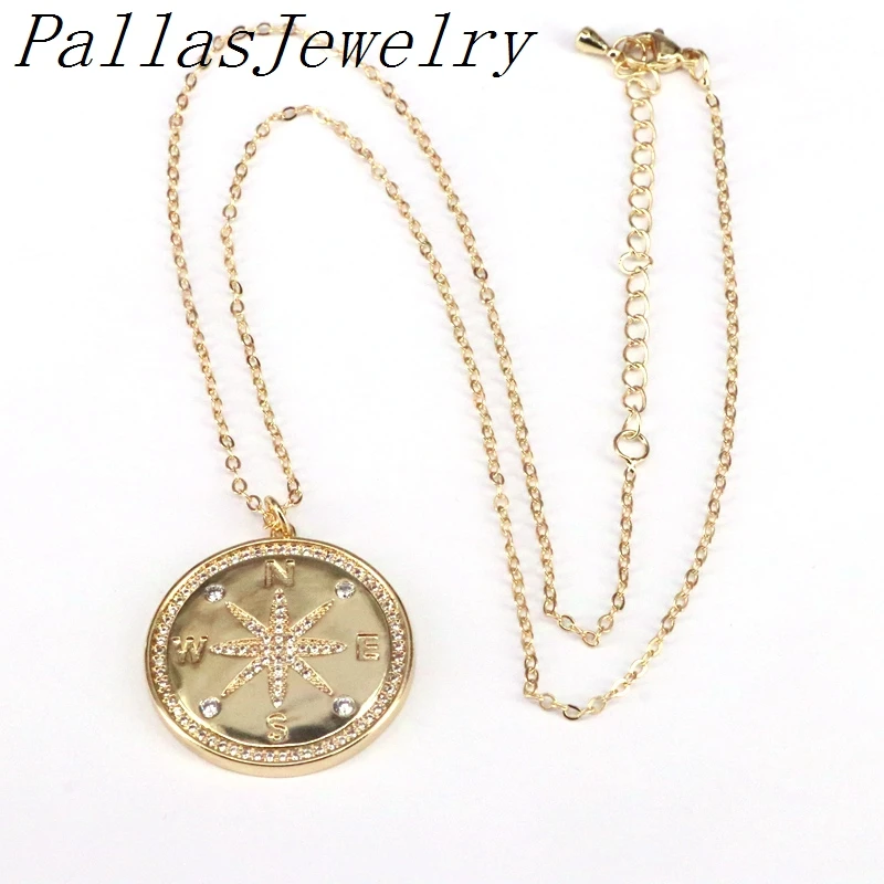 

5Pcs Gold Color North Star Charms, Micro Pave Cz North Star Pendant Beads,White Zircon Charm Pendant Necklace
