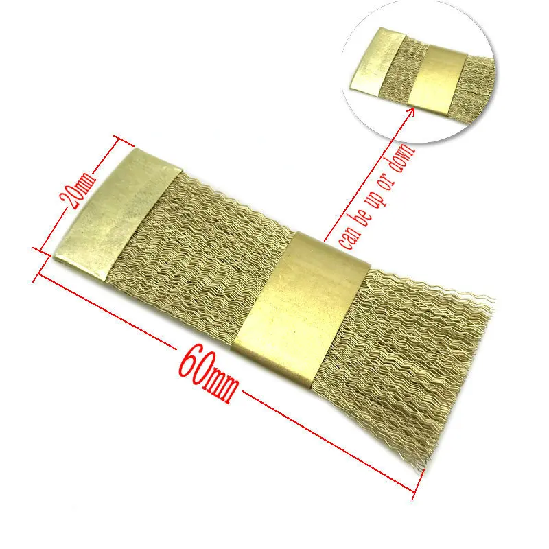 10 шт. стоматологические/маникюрные сверла чистящая щетка золотого цвета