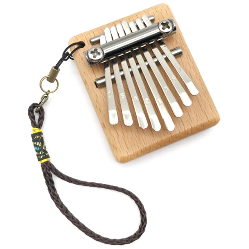 

Пианино Kalimba Mbira из красного дерева с 8 клавишами, музыкальный инструмент, пианино с африканскими пальцами