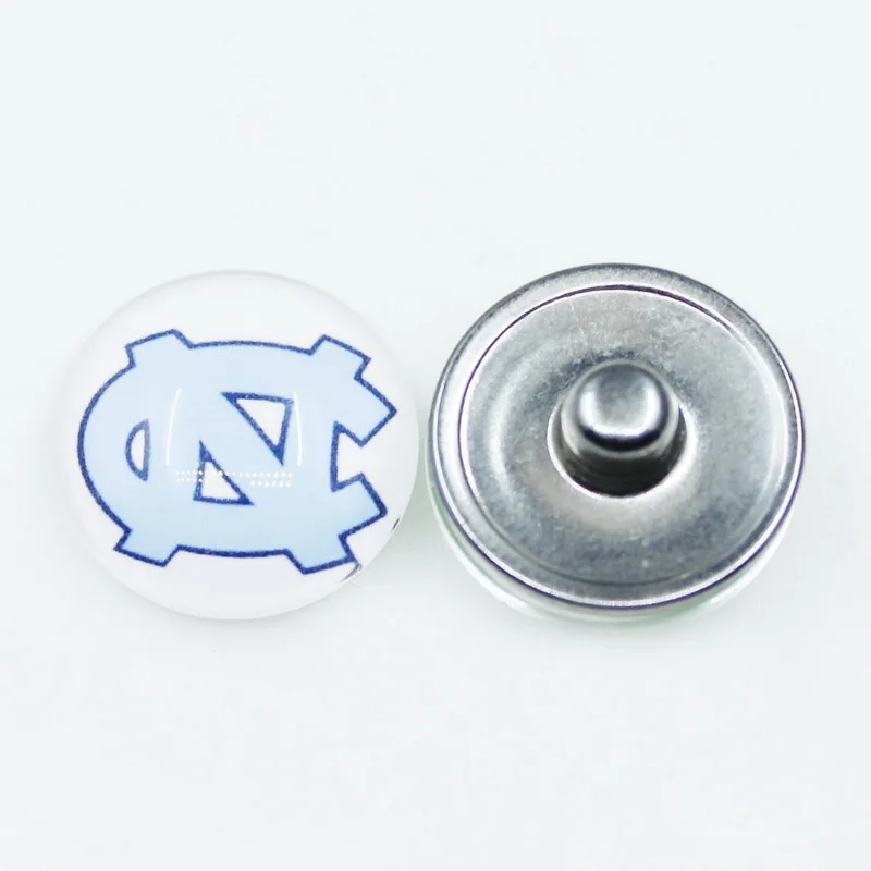 Распродажа 20 шт./лот США колледж команда Северная Каролина смола кнопки на