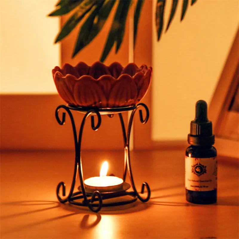 Ретро металлическая рамка керамическая фотолампа с эфирным маслом