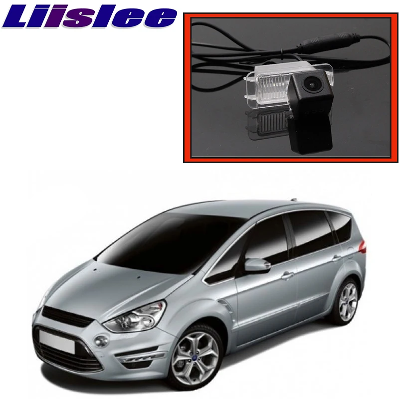 Автомобильная камера Liislee для Ford S Max SMax MK1 2006 ~ 2014 заднего вида PAL / NTSC использования