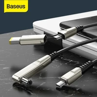 baseus 100w 2in1 usb c to type c dc cable charger power supply cable for lenovo laptop mobile phone usb c cable fast charge cord