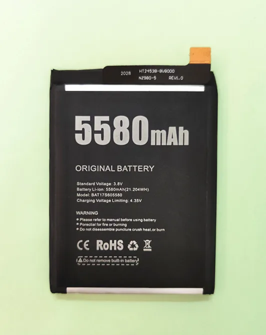 Новый 5580mAh/21 20 WH BAT173605580 Сменный аккумулятор для Doogee S60 / Lite батарея сотового