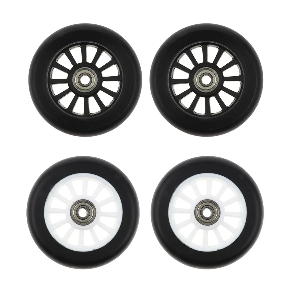 

2pcs PU Scooter Wheels Speed Skates Trolley Wheels Replacement 100mm Outdoor Sports Accessories