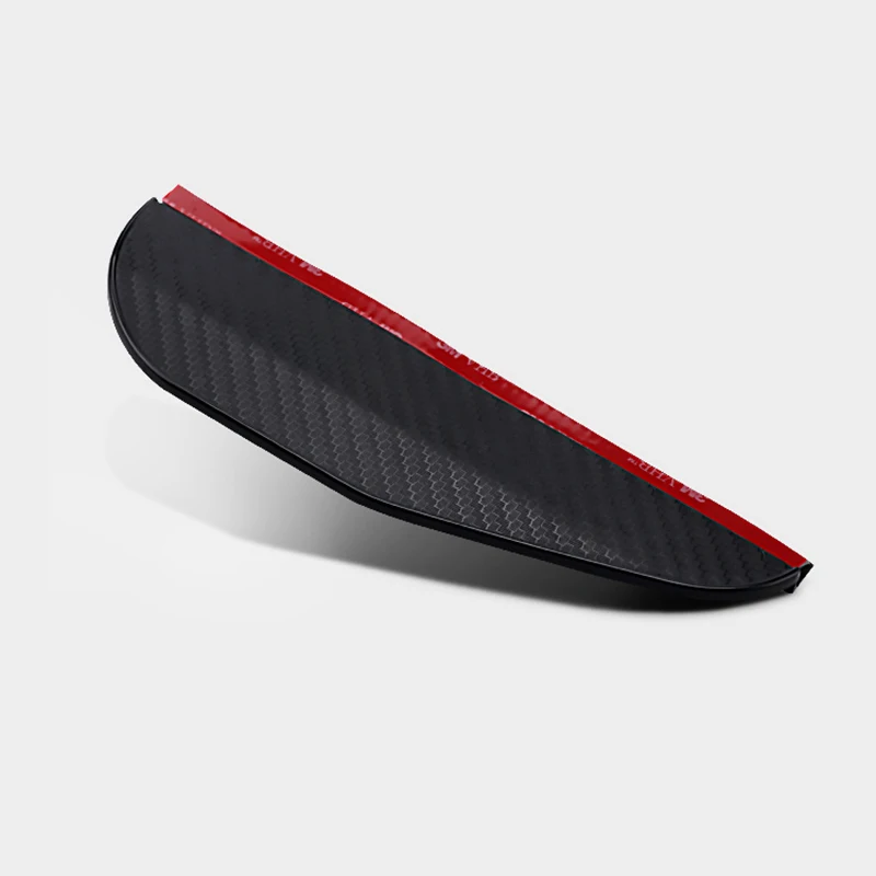 

2 Pcs/set Carbon Fiber Texture Car Rearview Mirror Rain Brow Rain Cover Mirror Sunny Rain Cover Rain Board