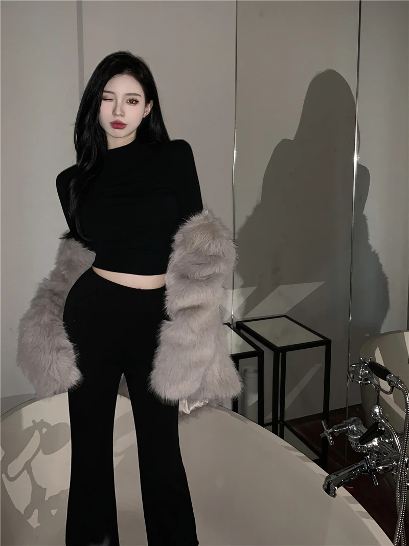 

Длинные брюки han, женские повседневные брюки, универсальные Свободные Повседневные Удобные однотонные брюки