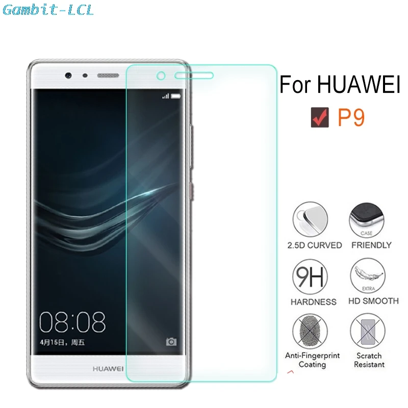 Для закаленного стекла Huawei P9 5 2 дюйма Защита экрана для EVA L09 L19 L29 защитная