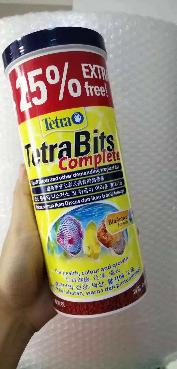 1250ml 375g Tetra Дискус гранулы корм для тропических рыб тонет в воде устройство подачи в канистру аквариум aitum angelfish Гуппи Дискус - Цвет: 1250ml 375g