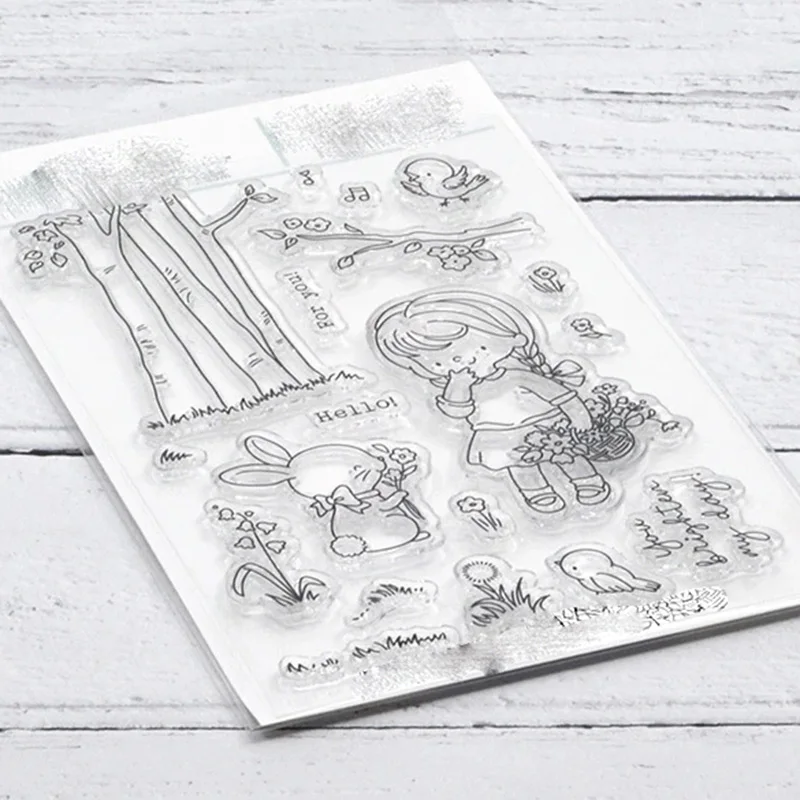 С изображением рождественской елки для девочек набор вырубных штампов и