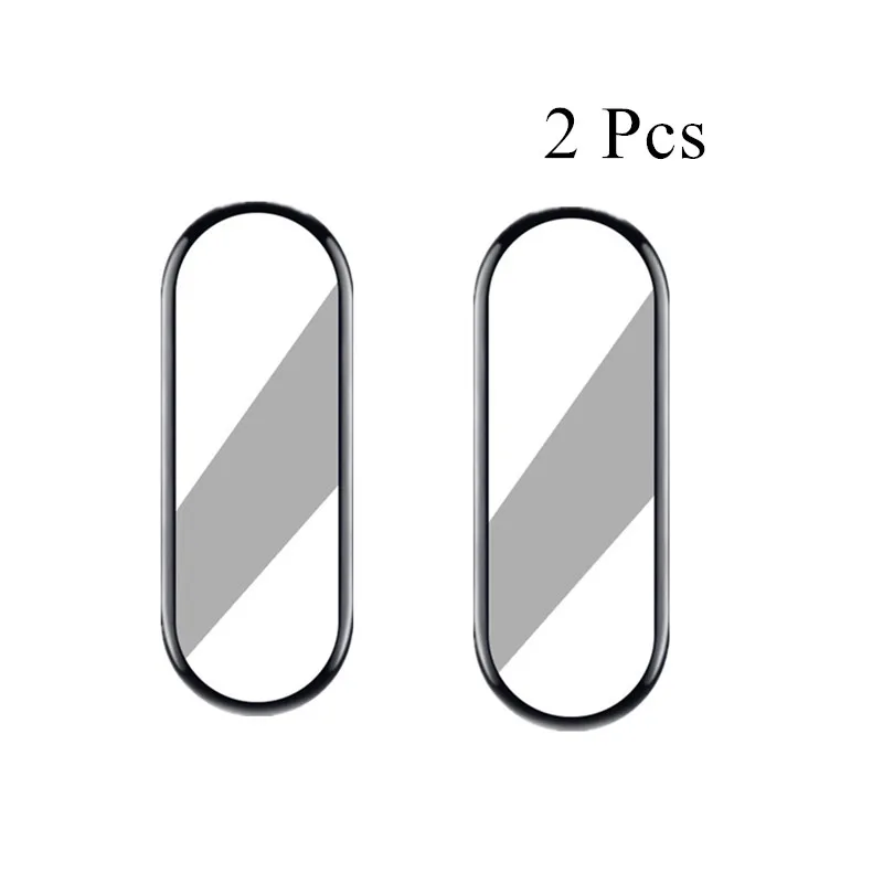 2PCS 20D Защитная пленка с защитное стекло для xiaomi mi band 4 стекло защита экрана, устойчивая к царапинам пленка mi band 4 полное покрытие, HD mi band 4 пленка - Цвет: 2PCS