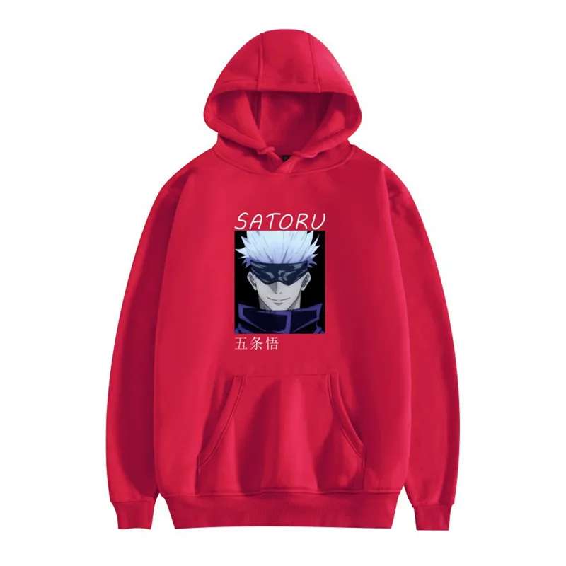 

New Japanese Anime Hoodies Jujutsu Kaisen Graphic Hoodie Winter Warm Cartoon Streetwear Harajuku Yuji Itadori Sweatshirts Male