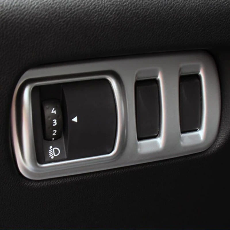 Углеродное волокно/серебро передних светильник кнопка включения лампы