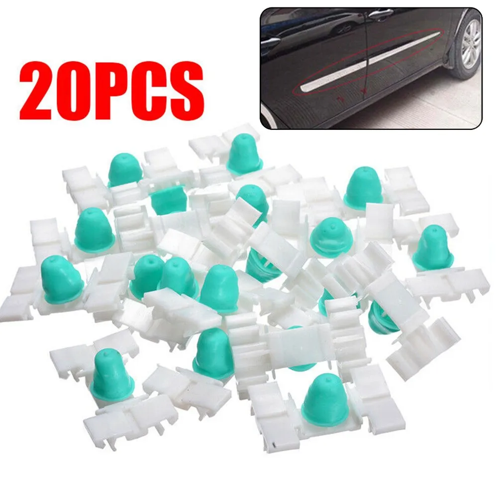 

20 PCS Car Interior Parts Door Fender Moulding Trim Clip Plastic For 93-06 BMW E36 E46 325 328 323 330 Car Clips Equippments
