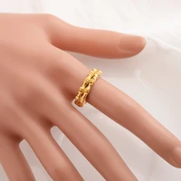 minimalist gold bamboo knot ring for women men gold color jewelry 2021accessories gift wholesal