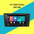 Для FORD Mondeo 2002-2006 7 дюймов 2 Din Автомобильный мультимедийный плеер головное устройство с рамкой GPS навигация Android Авторадио