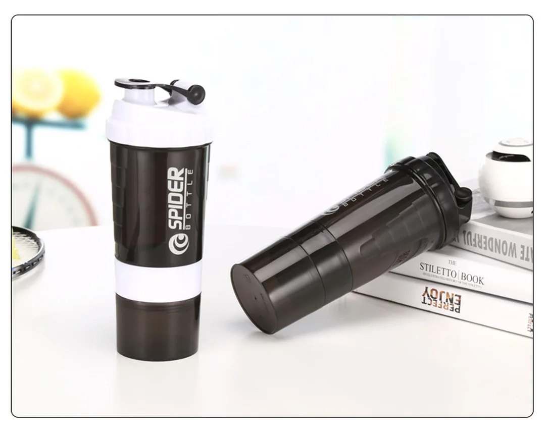 Протеиновая пудра портативная Герметичная Бутылка белого белка для