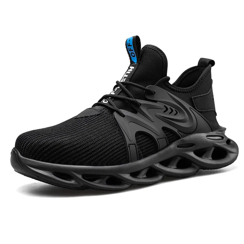 Нерушимой безопасная обувь Для мужчин женщин дышащая Сталь носок анти ударная