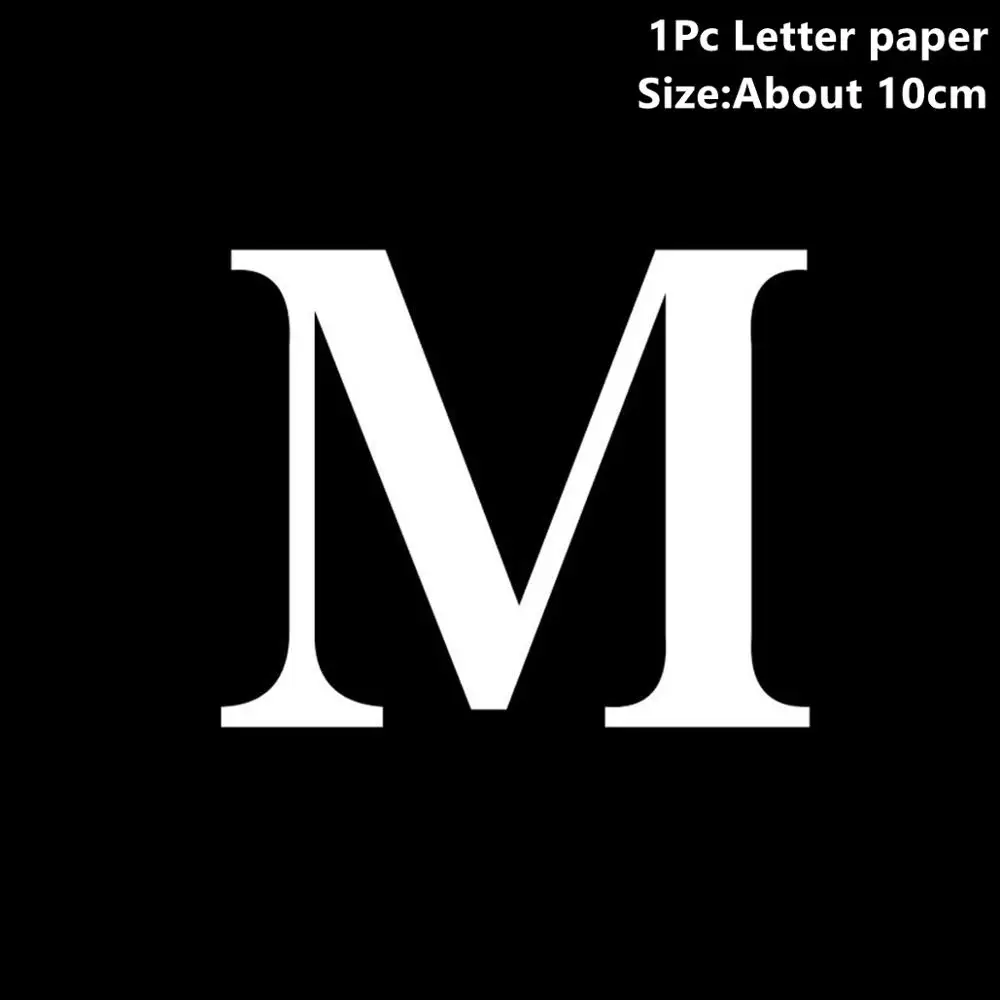 Paper Letter M Taoup детская прозрачная коробка для хранения воздушных шаров с днем рождения принадлежности для детского душа сувениры бумажная картонная коробка подарочная упаковка - Цвет: Paper Letter M