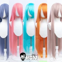hsiu new style cosplay long 44 color 100cm wig heat resistant synthetic hair anime party wig colourful give away brand wig net