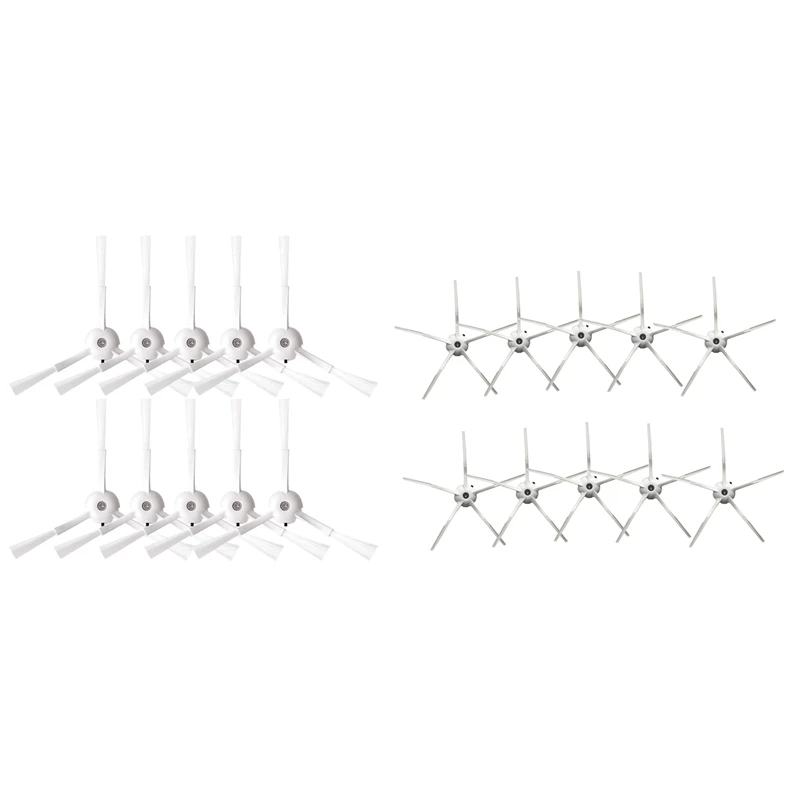 

20 шт., сменные боковые щетки для пылесоса Xiaomi Roborock S6