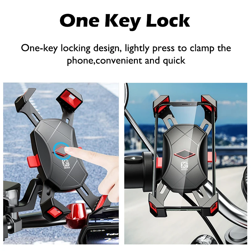 Велосипедный мотоциклетный держатель для телефона с автоматическим замком