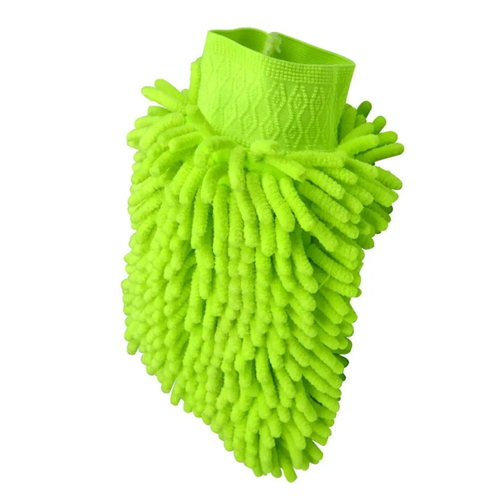 Перчатка для мытья машины двухсторонняя Высококачественная перчатка из синели и