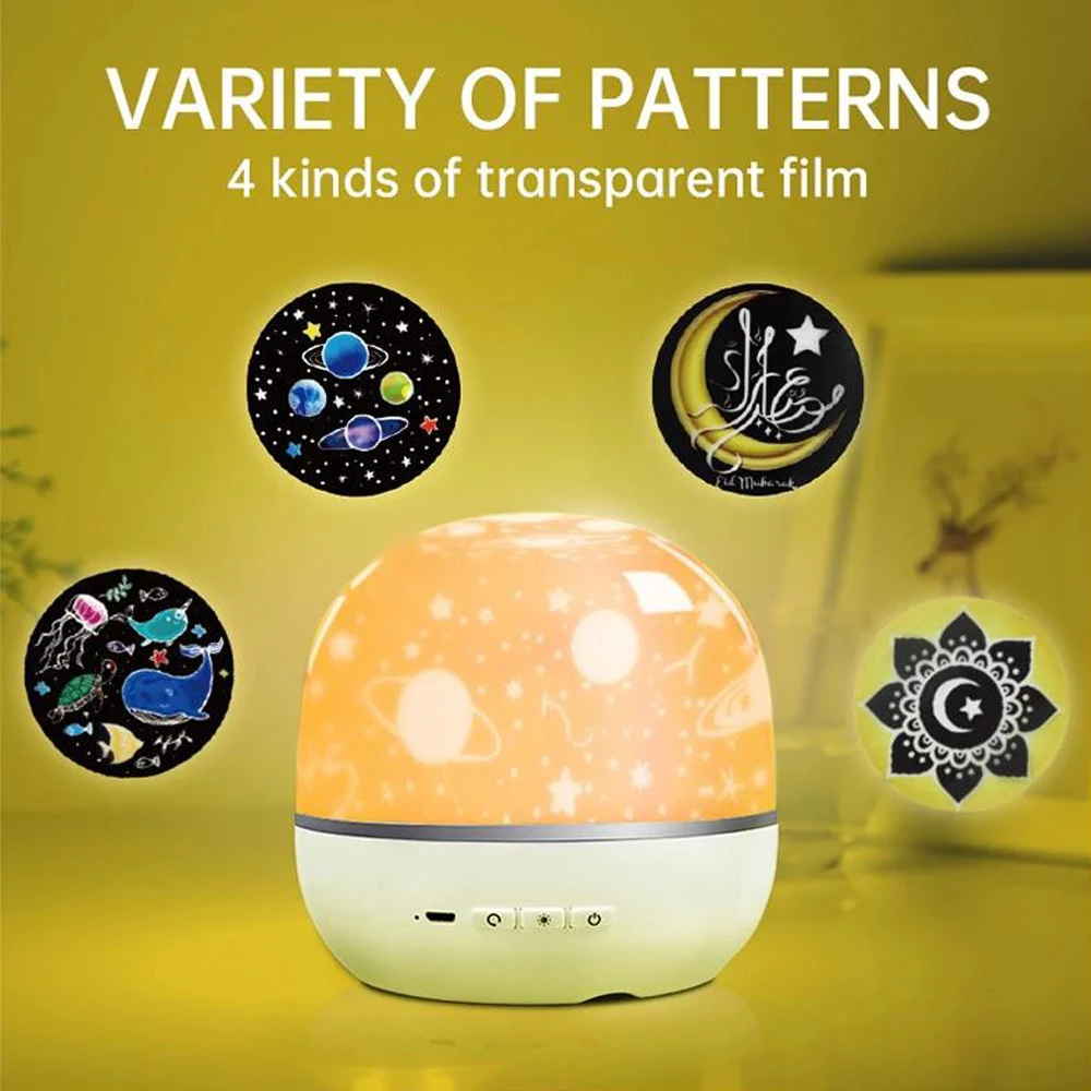 Обучающий динамик для Корана Equantu со звездным небом светодиодная лампа проекции
