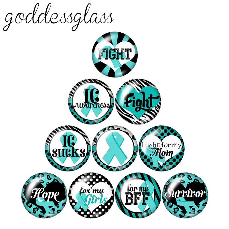 

Autism Awareness Puzzle Ribbon Medical LOGO 10pcs 12mm/18mm/20mm/25mm Round photo glass cabochon demo flat back Making findings