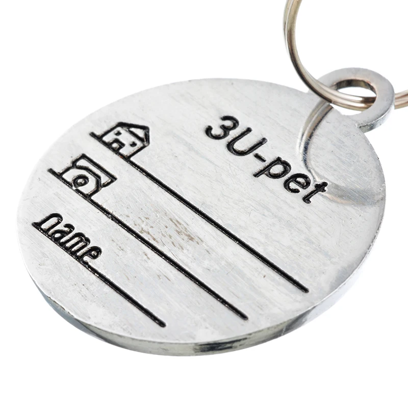 Pet ID Identity Card Dog Collar Accessories Pendant Decorative -Lost Cat Name Address Label Tag | Дом и сад