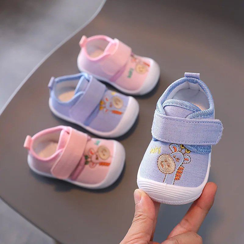 

2021 New Baby Toddler Shoes Spring and Autumn Soft-soled Fashion Flats Casual for Boys and Girls Cute Cartoon Cute Hot Non-slip