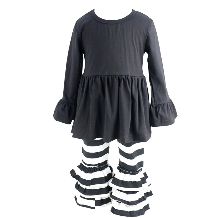 Новые леггинсы для девочек розничная продажа тройная оборка детские свободные