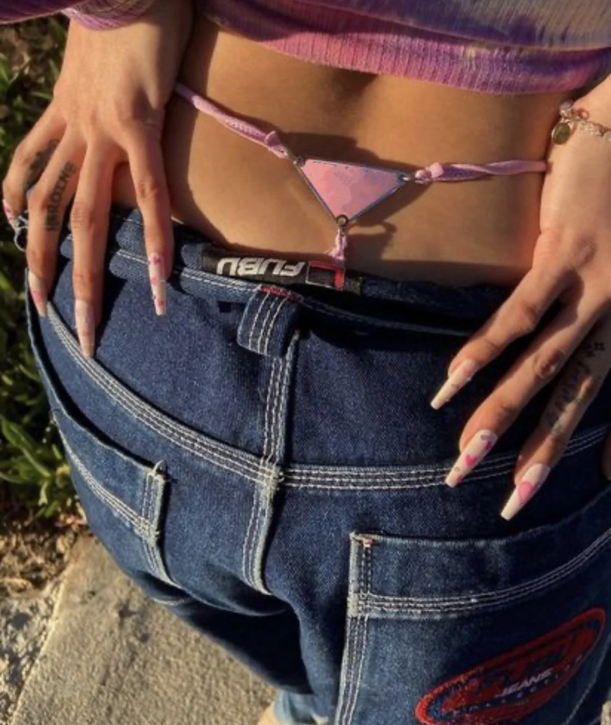 

High Quality Luxury Spring and Summer Women triangle font sexy swimsuit bikini