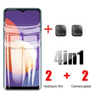 hydrogel film for samsung m12 back camera lens glass on galaxy m 12 tempered glass samsun a12 a02s a 12 a02 02s screen prtoecior