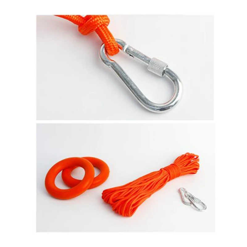 

Floating Lifeline on Water, Lifesaving Equipment, Snorkeling Safety Rope with Hook and Loop, Swimming Pool Accessories