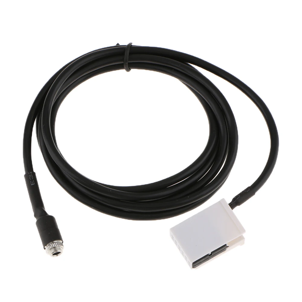 Автомобильный аудио кабель AUX экранированный провод гнездовой разъем замена для