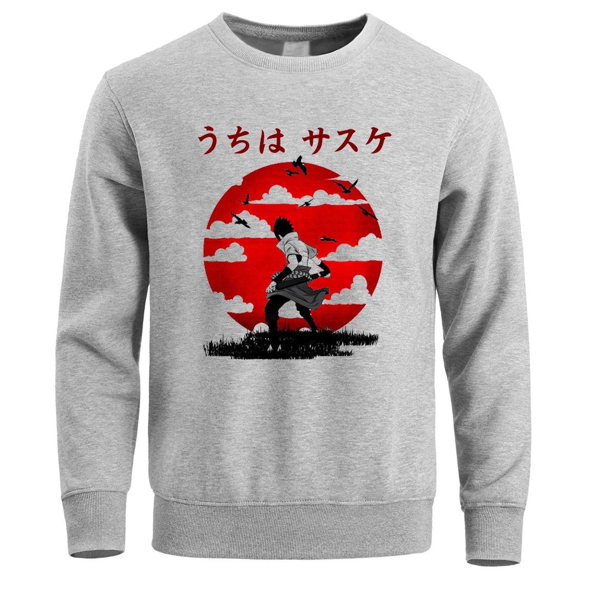 Героя аниме Наруто Учиха кофты с капюшоном посвященные Саскэ Утиха Толстовка
