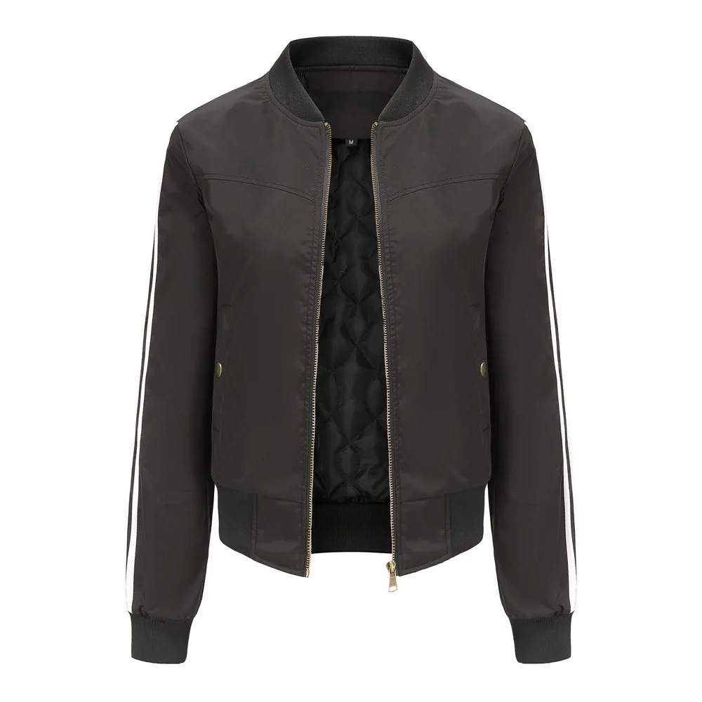 

Bomber New Autumn Winter Women's Jacket Baseball Jacket Femme Veste Winter Clothes Women Cotton Padded Warm Coat Women Outwear