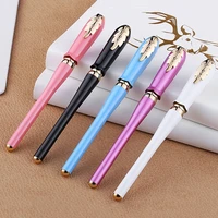 picasso 986 irene metal rollerball pen fine point 0 5mm signing pen beautiful leaf clip writing pen for office business