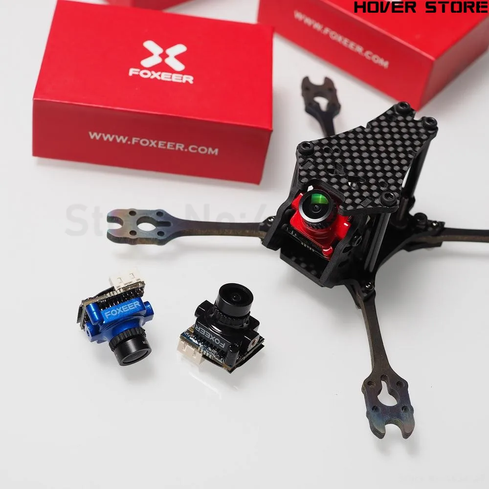 Высококачественный Foxeer Arrow Mini/standard/Micro Pro PAL FPV камера 1,8/2,1 мм с OSD черный/синий/красный для FPV RC Дрон