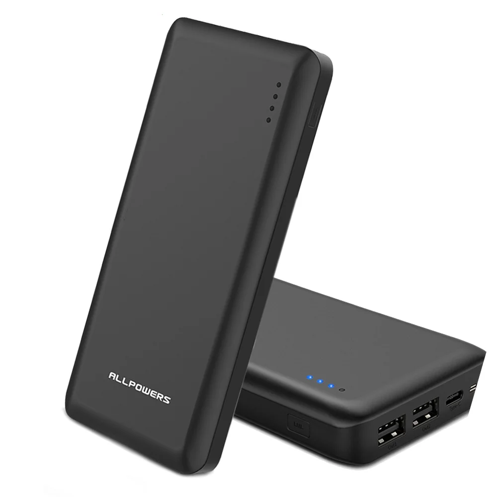 Портативное зарядное устройство ALLPOWERS Power Bank 26800 мАч Телефон Внешняя батарея PD 45