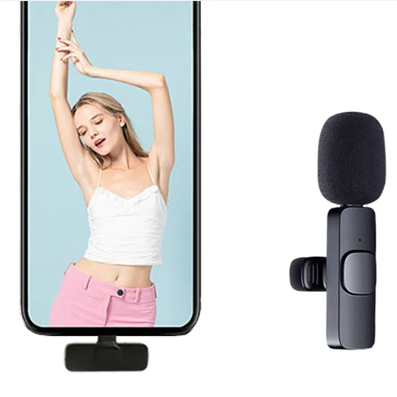 

Plug Play беспроводной петличный микрофон с зажимом для iPhone Android Type C USB C для Samsung
