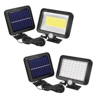 56 led outdoor solar wall light pir motion sensor solar street light waterproof ir sensor garden light