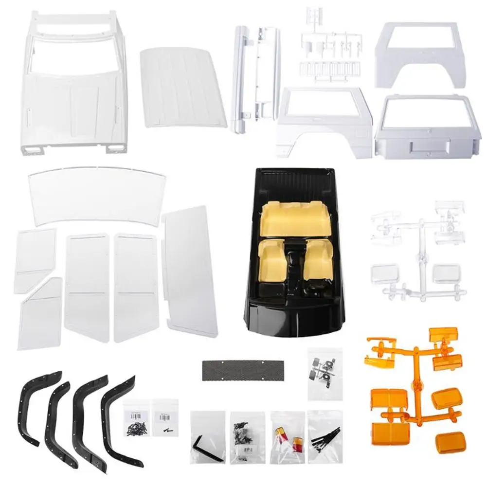Набор пластиковых чехлов для кузова 1:10 275 мм колесная база JEEP Cherokee XJ неокрашенный