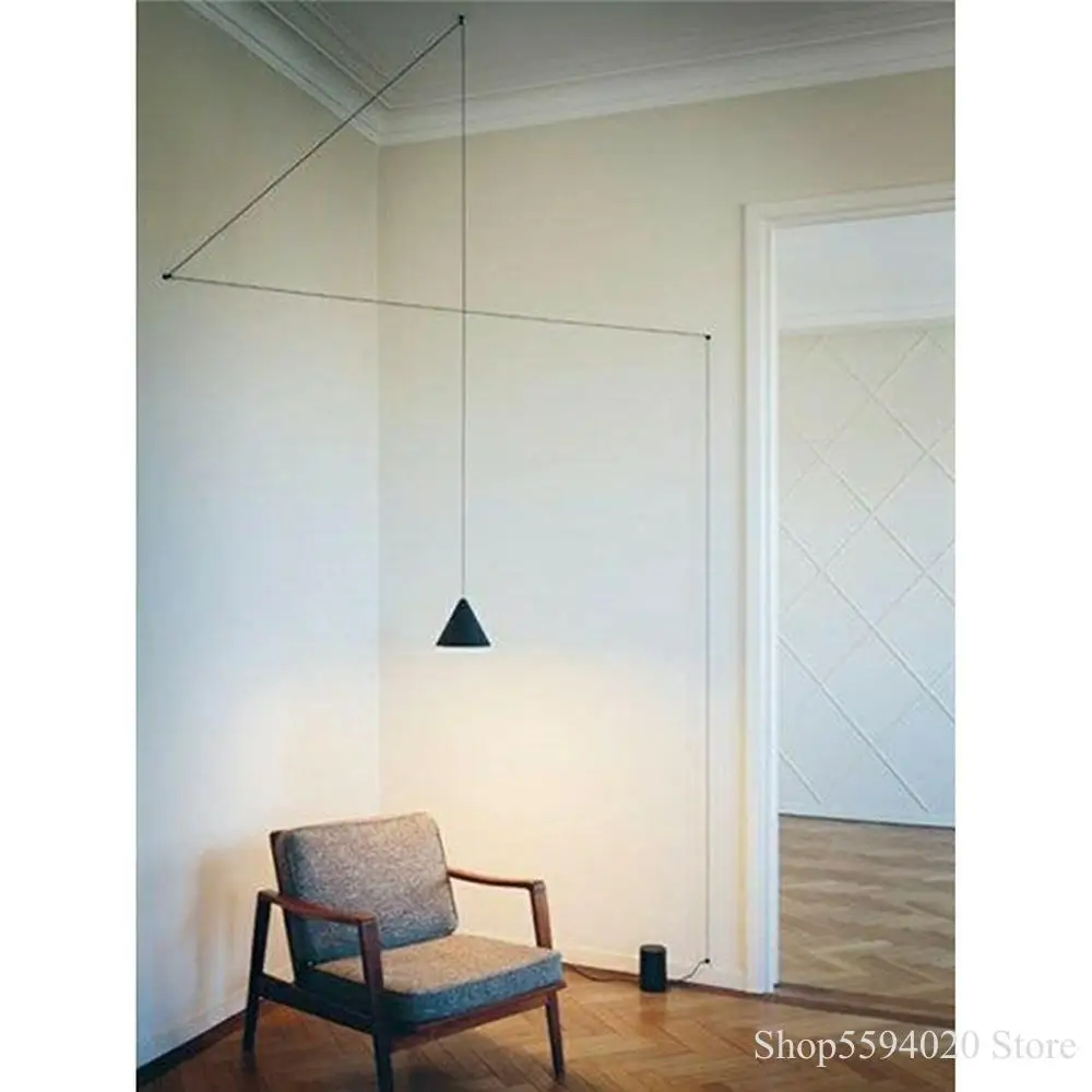 Nordic Long Line Lustres Pendent Lights Living Room Light Bedroom Lamp Bar Home Decor Hanging Fixtures Dropshipped | Освещение